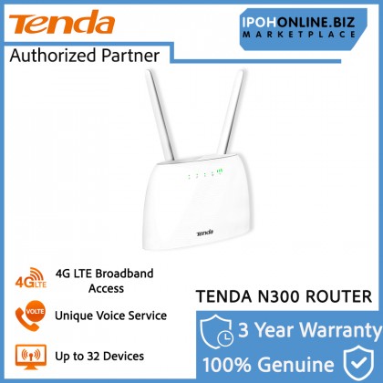 Tenda 4G06 N300 Wi-Fi 4G VoLTE Router 